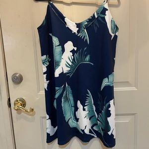 Spaghetti strap floral dress